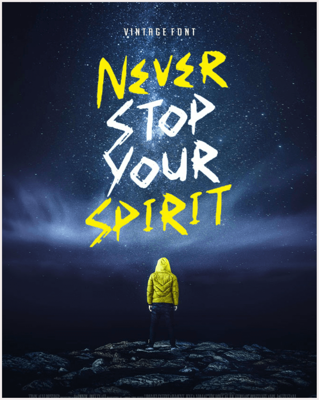Never stop your spirit
